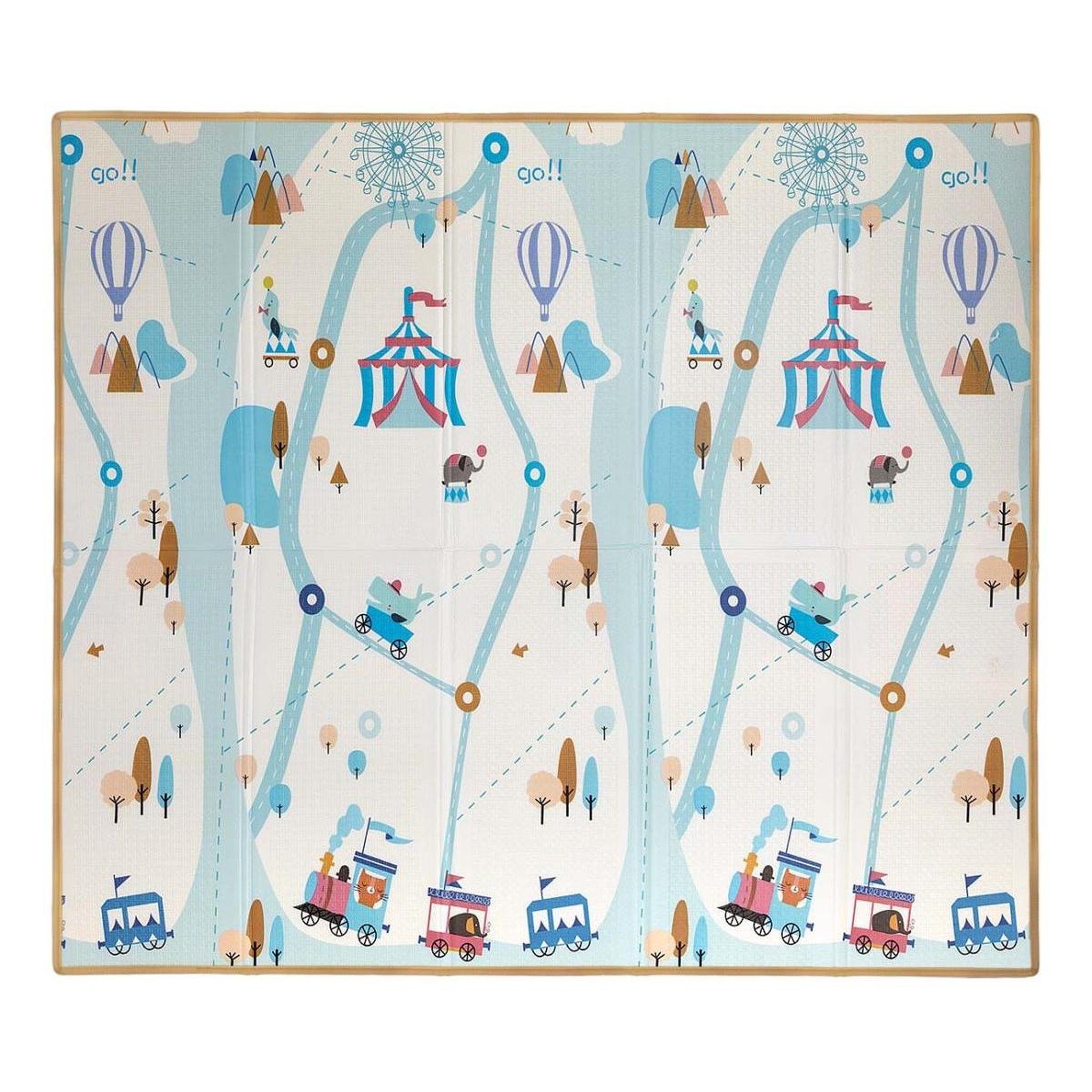 Voir la diapositive 2 : MILLY MALLY Tapis de jeu pliable  Cirque  and  Voyage