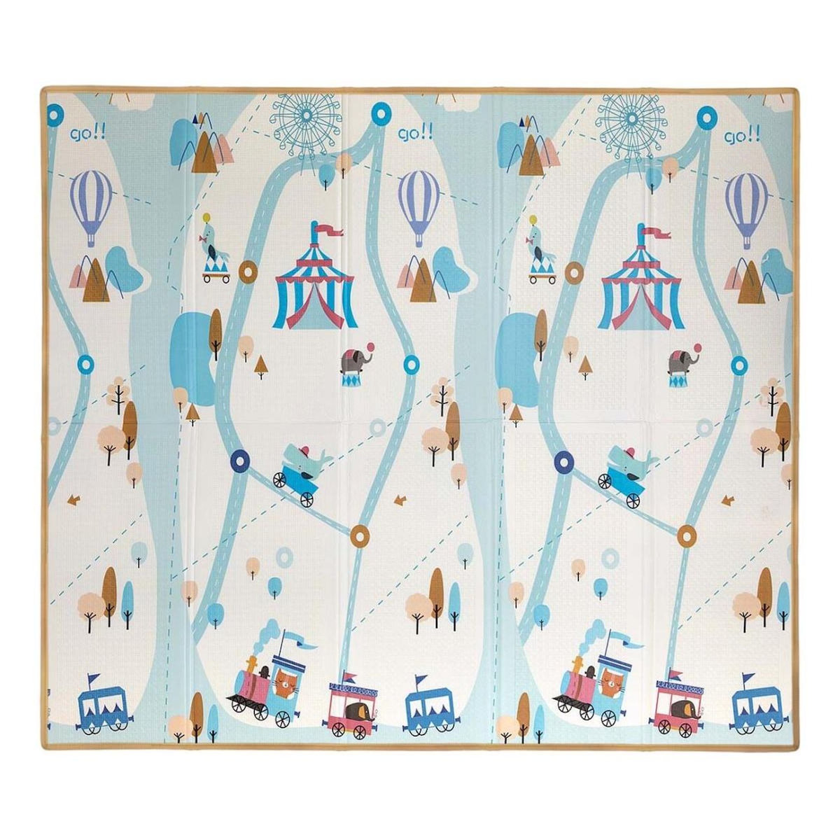MILLY MALLY Tapis de jeu pliable  Cirque  and  Voyage