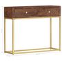 Voir la diapositive 6 : VIDAXL Table console 90 x 30 x 75 cm Bois de manguier massif