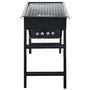 Voir la diapositive 3 : VIDAXL Barbecue portable de camping inoxydable 60x22,5x33 cm