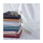 ACTUEL Drap plat uni en coton 57 fils - collection permanente. Coloris disponibles : Gris, Blanc, Bleu, Taupe, Rouge, Vert, Beige, Jaune