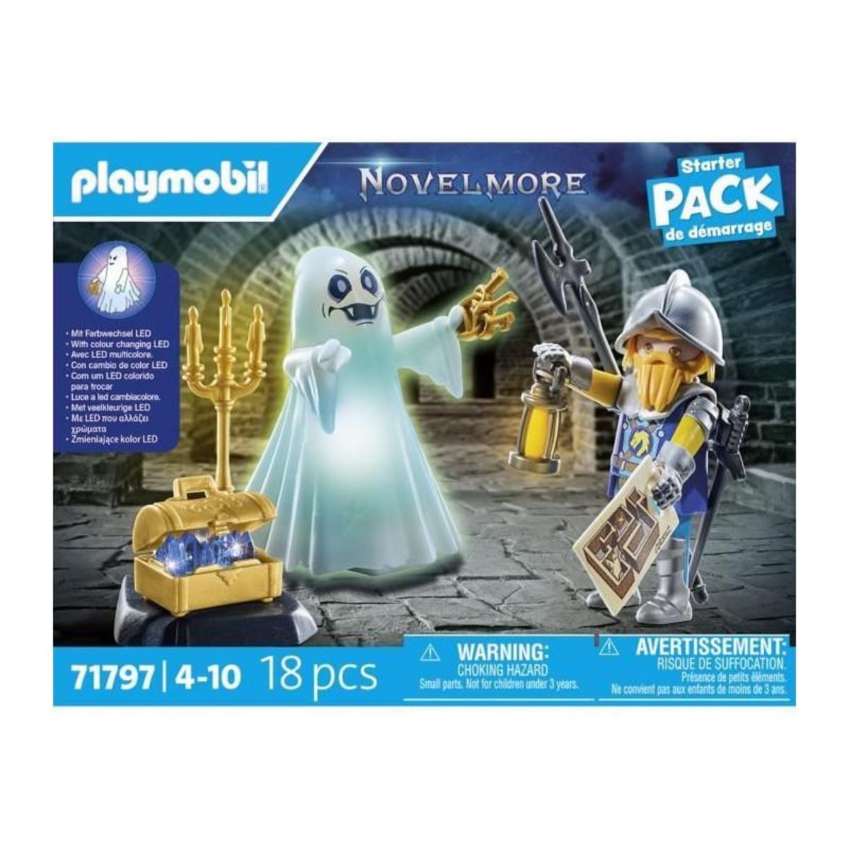 PLAYMOBIL 71797 Chevalier et fantôme à effets lumineux