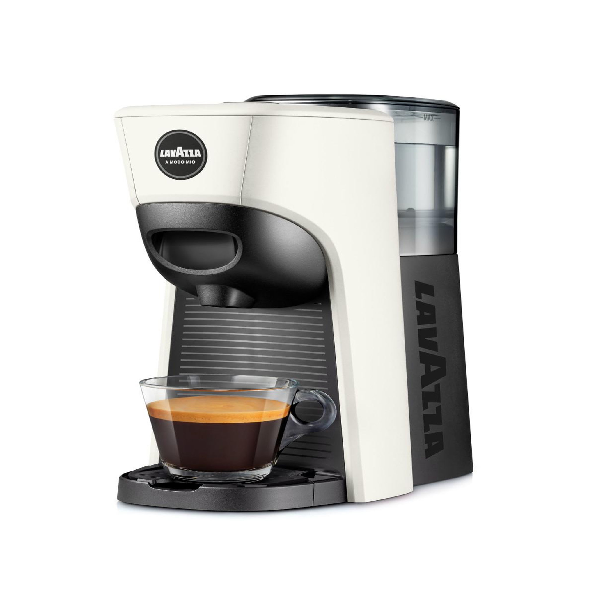 Voir la diapositive 2 : LAVAZZA Machine à café à capsules manuelle automatique Lavazza LM 840 Tiny Eco 0,6 L Blanc Noir
