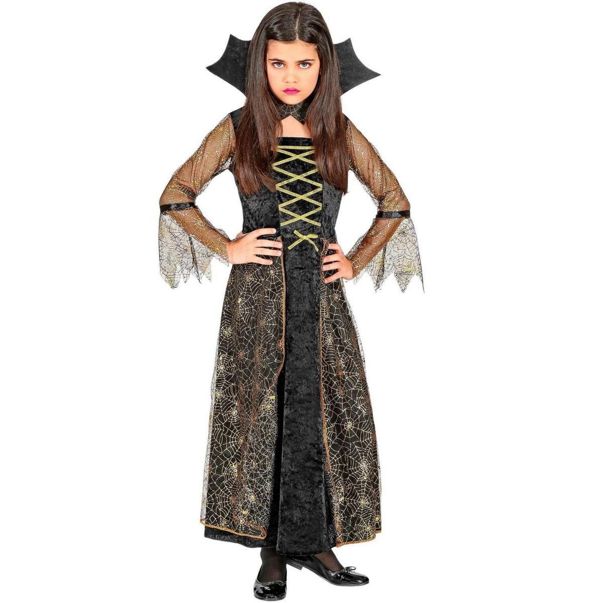 WIDMANN Déguisement Spiderella - Fille - 11/13 ans (145 à 158 cm)