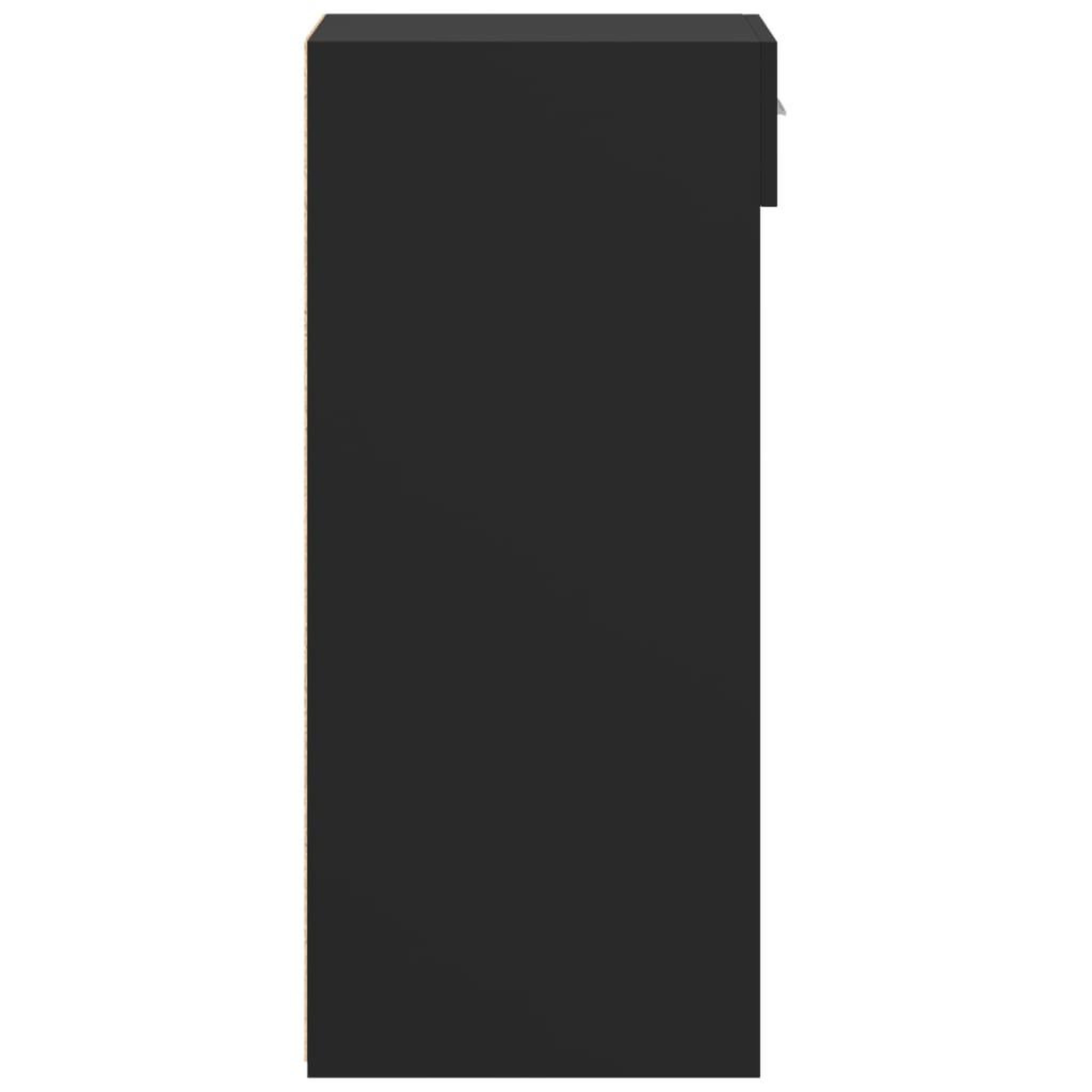 Voir la diapositive 5 : VIDAXL Buffet noir 45x42,5x93 cm bois d'ingenierie