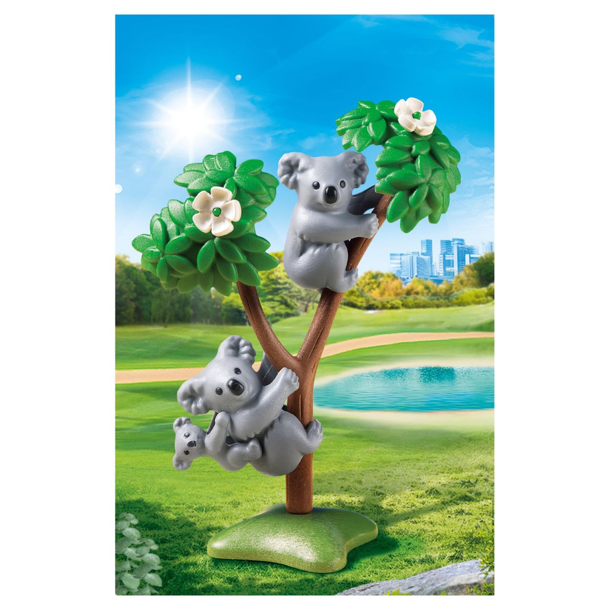 PLAYMOBIL 70352 - Family Fun - Couple de koalas avec bébé