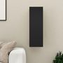 Voir la diapositive 1 : VIDAXL Meuble TV Noir 30,5x30x90 cm Bois d'ingenierie