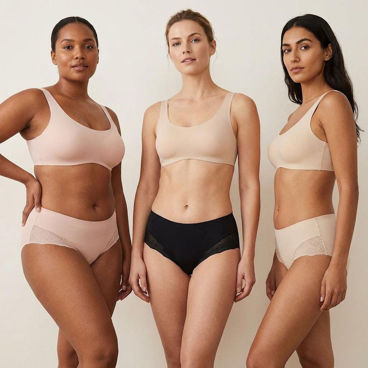 OZABI OZABI Pack de Culottes Femme Gainantes Invisibles Dentelle et Laser – Lot de 6