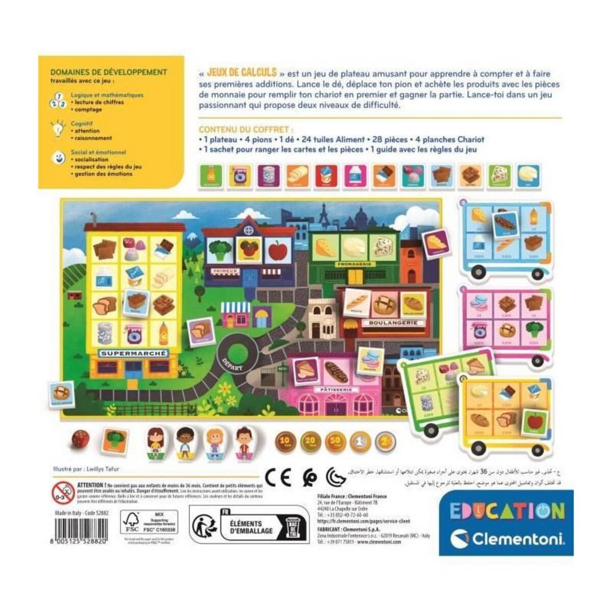 CLEMENTONI Jeux de calculs CLEMENTONI