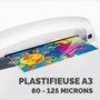 Voir la diapositive 4 : Fellowes Plastifieuse LUNAR A3 125 microns