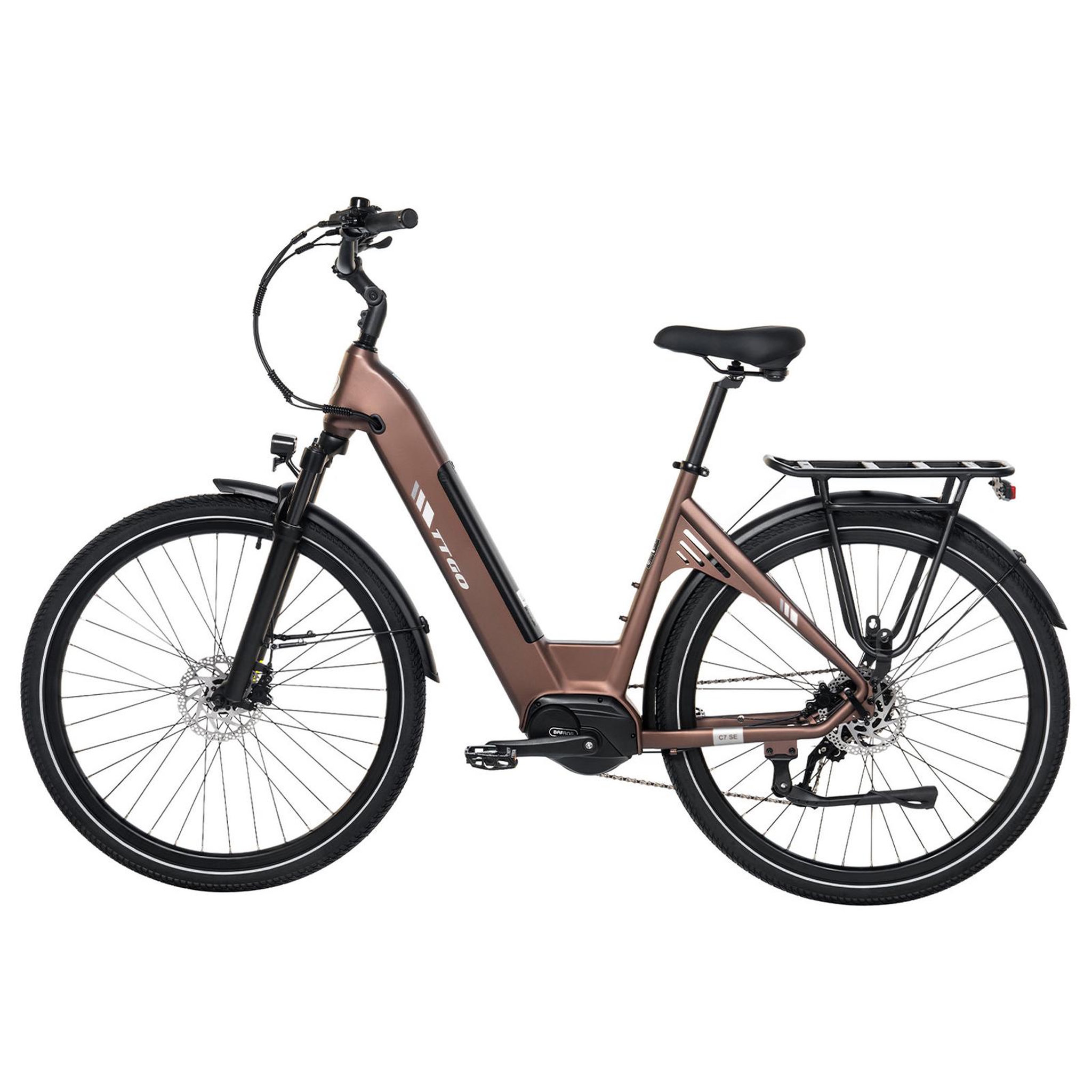 Voir la diapositive 1 : TTGO Vélo électrique TTGO C7 SE 28  à moteur central
