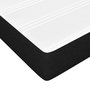 Voir la diapositive 5 : VIDAXL Matelas de lit a ressorts ensaches Noir 90x200x20 cm Tissu