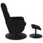 Voir la diapositive 5 : VIDAXL Fauteuil de massage inclinable avec repose-pied noir velours