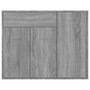 Voir la diapositive 5 : VIDAXL Buffet Sonoma gris 88x30x70 cm Bois d'ingenierie