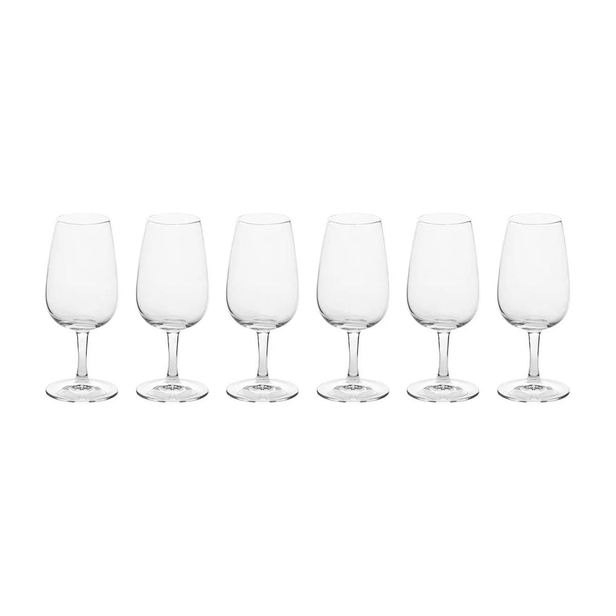 SECRET DE GOURMET Lot de 6 verres à vin  viticole  21cl transparent
