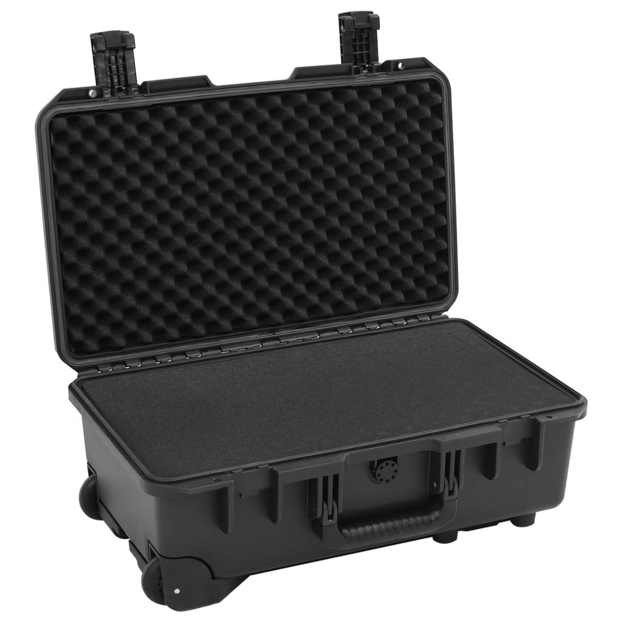 Voir la diapositive 4 : VIDAXL Valise de vol portable Noir 55x35x22,5 cm PP