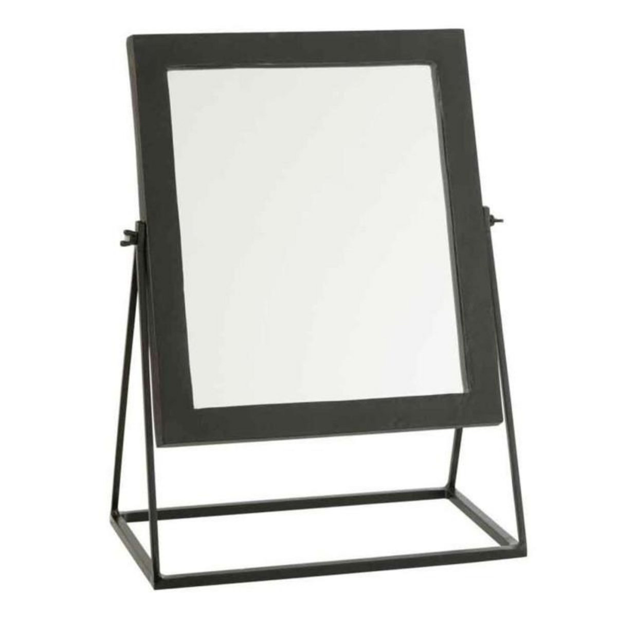Paris Prix Miroir sur Pied en Métal  Adriano  46cm Noir