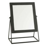 Paris Prix Miroir sur Pied en Métal  Adriano  46cm Noir