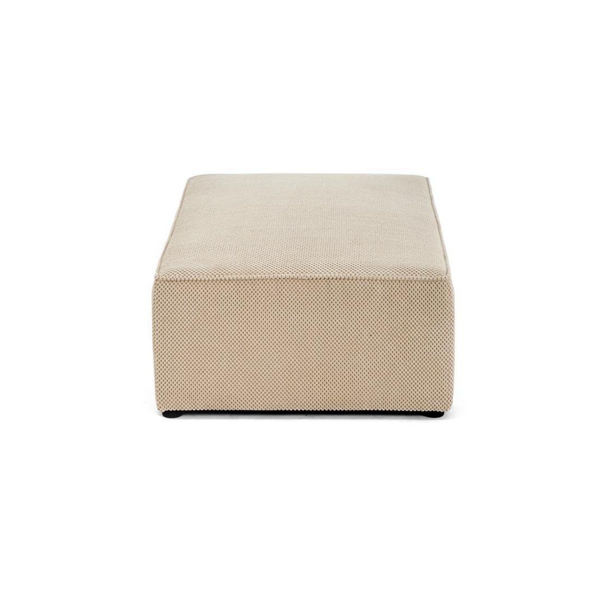 BEST MOBILIER Topaze - pouf - en velours texturé