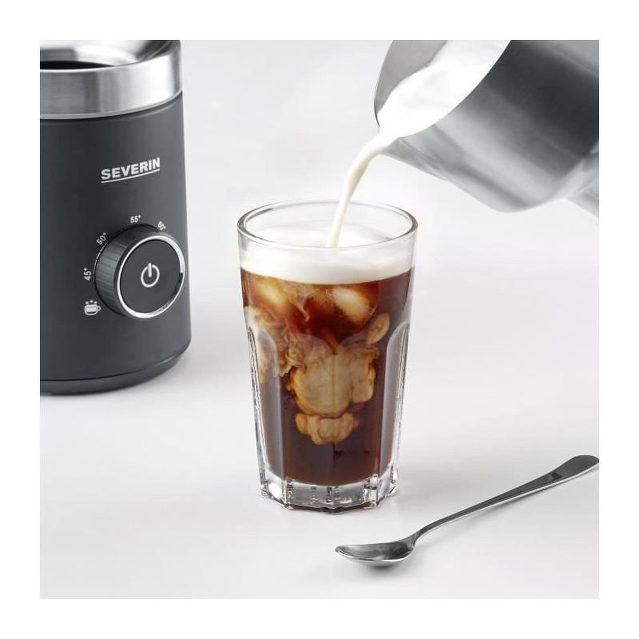 Voir la diapositive 4 : SEVERIN SEVERIN SM3586 Emulsionneur de lait / Chocolatiere Spuma 700, Mousse de lait onctueuse, Le lait ne brule pas, Capacite : 700 ml