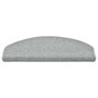 Voir la diapositive 3 : VIDAXL Tapis d'escalier 30 pcs gris clair 65x24x4 cm