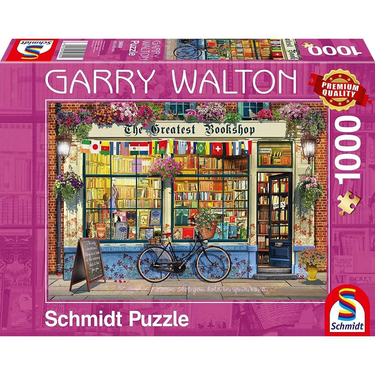 Schmidt Puzzle 1000 pièces : Librairie