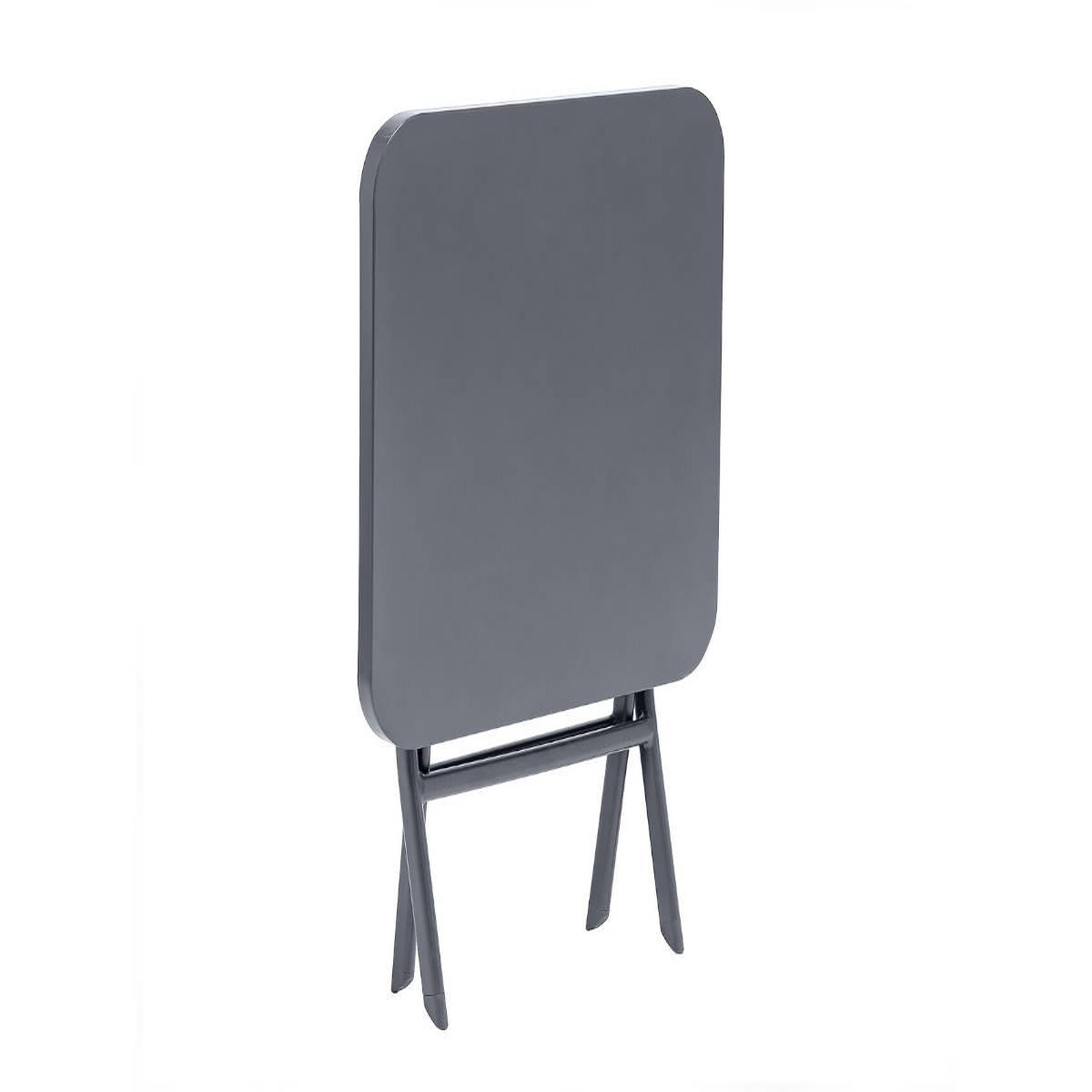 Voir la diapositive 3 : HESPERIDE Table d'appoint carrée pliante greensboro graphite - 40 x 40 cm - hespéride