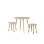 Voir la diapositive 6 : Paris Prix Table & 2 Tabourets Enfant  Kids  60cm Naturel