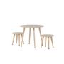 Voir la diapositive 6 : Paris Prix Table & 2 Tabourets Enfant  Kids  60cm Naturel