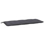 Voir la diapositive 2 : VIDAXL Coussin de banc de jardin anthracite 120x50x7 cm tissu oxford