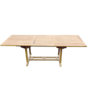 Voir la diapositive 4 : CONCEPT USINE Table rectangulaire + 10 chaises KAJANG
