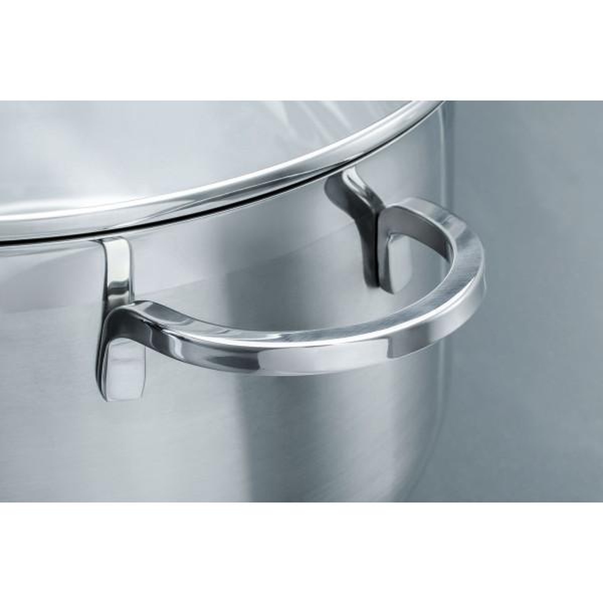Voir la diapositive 4 : GSW Batterie de cuisine - Induction - GSW - ALARA - Acier inoxydable massif 18/10 - 14 pieces