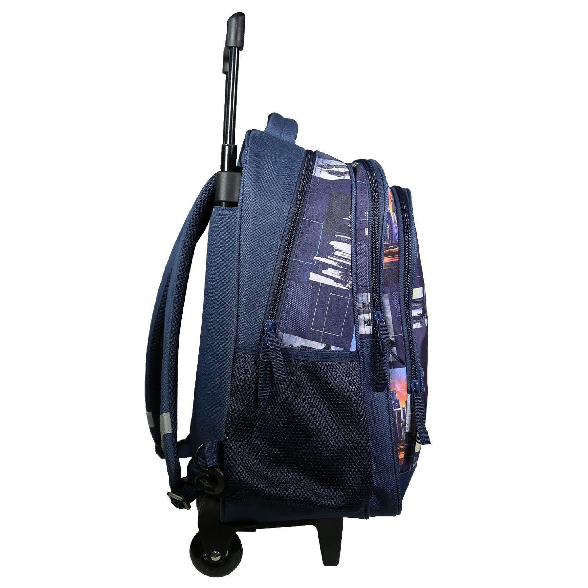 Voir la diapositive 3 : Bagtrotter BAGTROTTER Sac à dos à roulettes Offshore City Ville Bleu