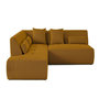 Voir la diapositive 1 : LISA DESIGN Onyx - canapé modulable d'angle gauche - 5 places - en tissu mailles 3d