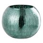 Voir la diapositive 1 : Paris Prix Photophore Boule en Verre  Craquelée  20cm Vert d'Eau