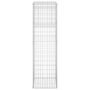 Voir la diapositive 5 : VIDAXL Poteaux a panier de gabion 2 pcs 50x50x180 cm Fer