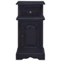 Voir la diapositive 2 : VIDAXL Table de chevet cafe noir clair bois d'acajou massif