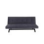 Voir la diapositive 2 : Paris Prix Canapé Convertible en Velours  Bodil  180cm Gris Foncé