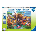 RAVENSBURGER Ravensburger - On Safari, 200pcs. XXL 132928