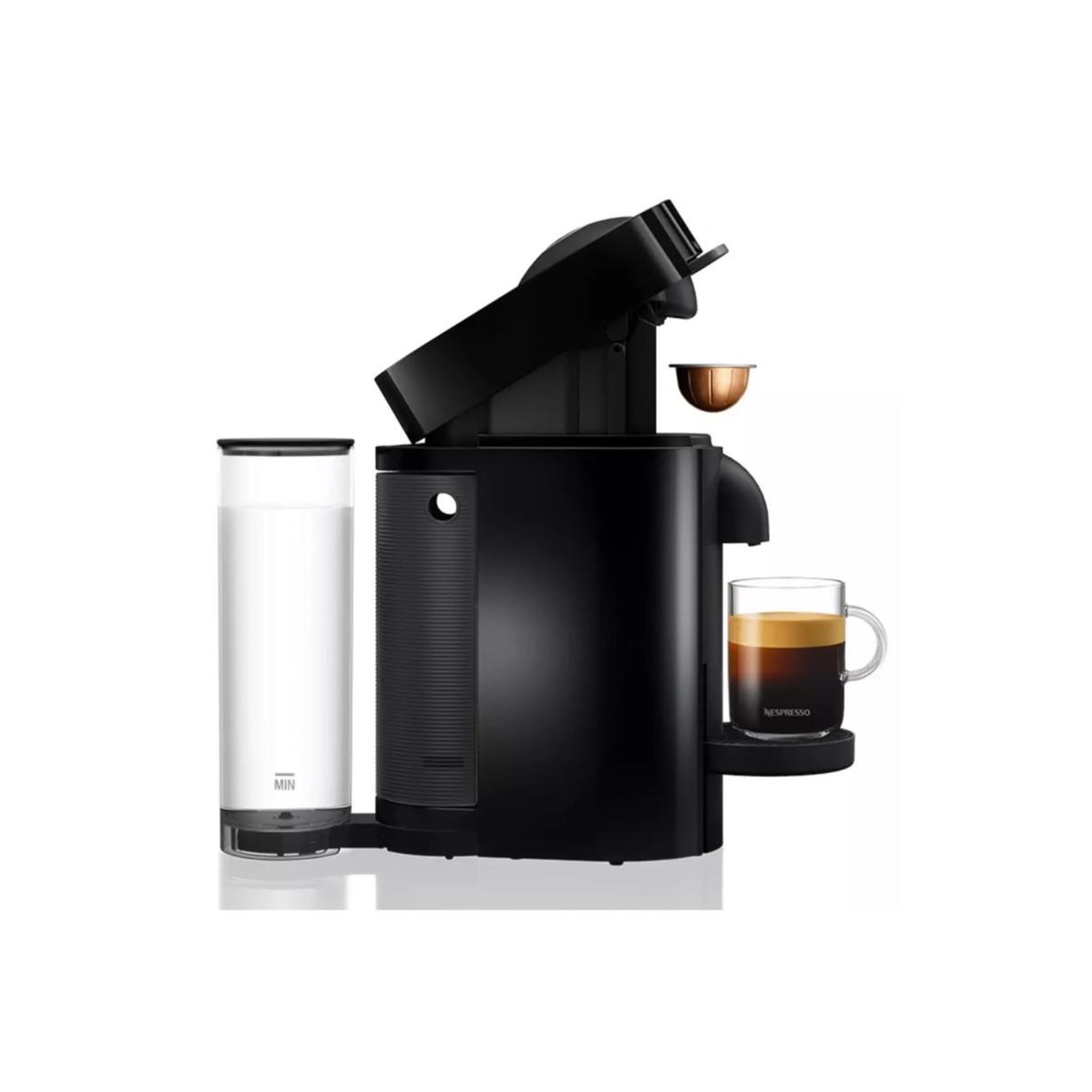 Voir la diapositive 4 : DELONGHI Cafetière nespresso 1.2l noir - env150.b