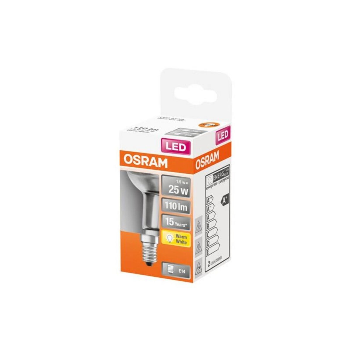 Osram SPOT R50 VER.CLAIR 1.5W E14 CHD BTE OSRAM - 4058075125902