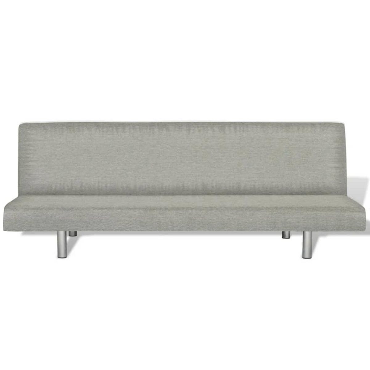 VIDAXL Canape-lit Gris Polyester