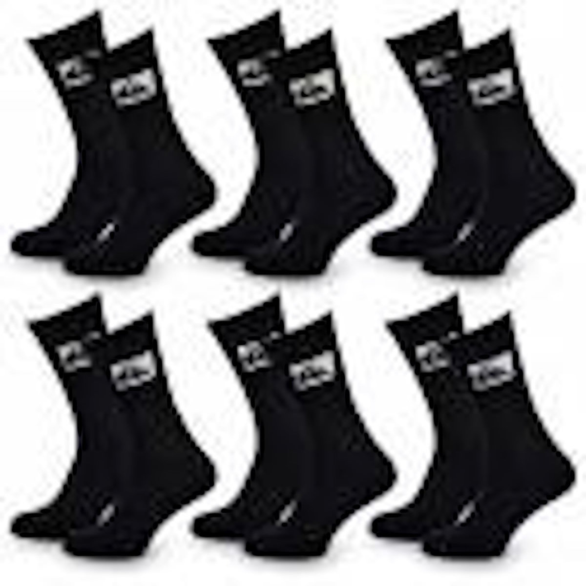 QUIKSILVER Quiksilver Pack de Chaussettes Enfant Crew – Lot 6 Paires Sport Cushioned