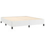 Voir la diapositive 4 : VIDAXL Cadre de lit sans matelas blanc 180x200 cm similicuir