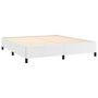 Voir la diapositive 4 : VIDAXL Cadre de lit sans matelas blanc 180x200 cm similicuir