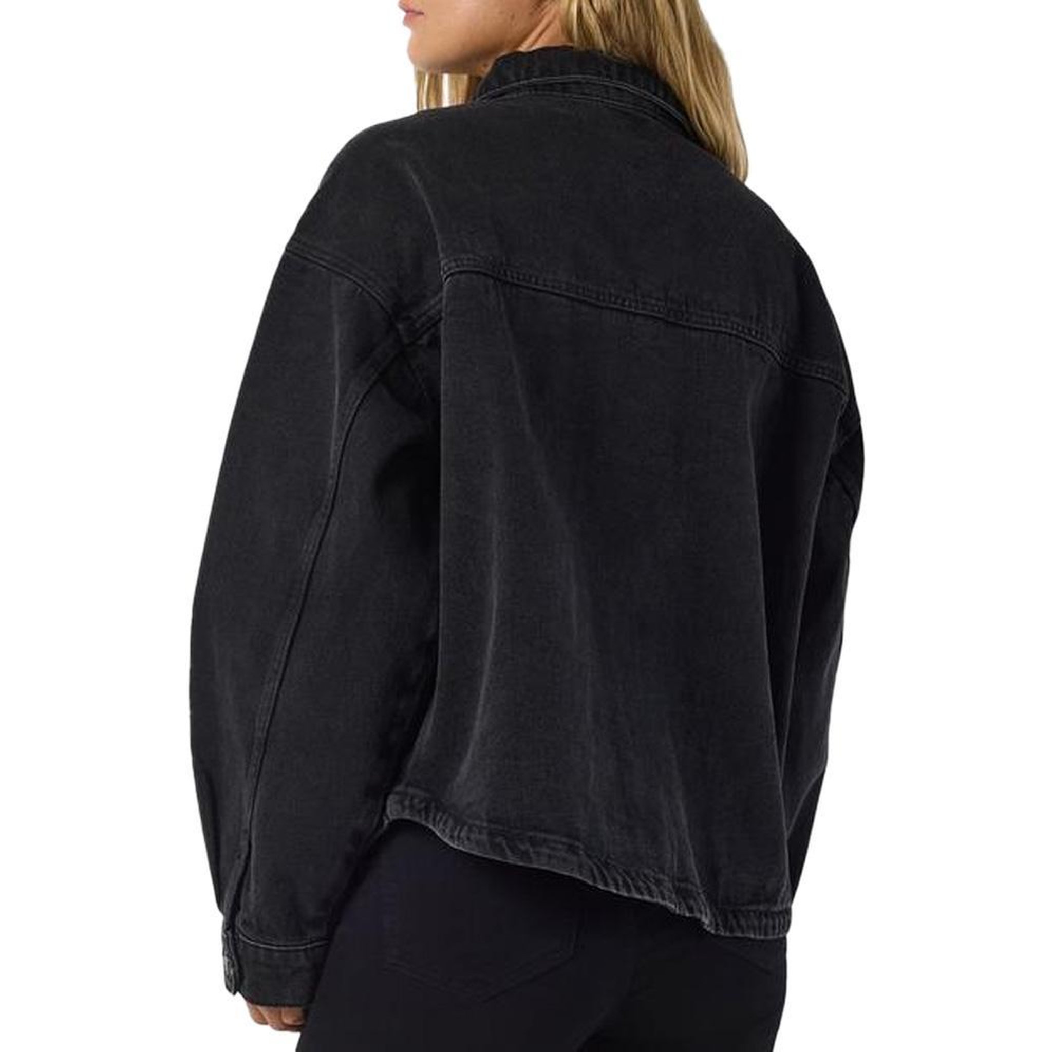 Voir la diapositive 2 : NOISY MAY Veste Noire Femme Noisy May Kettie