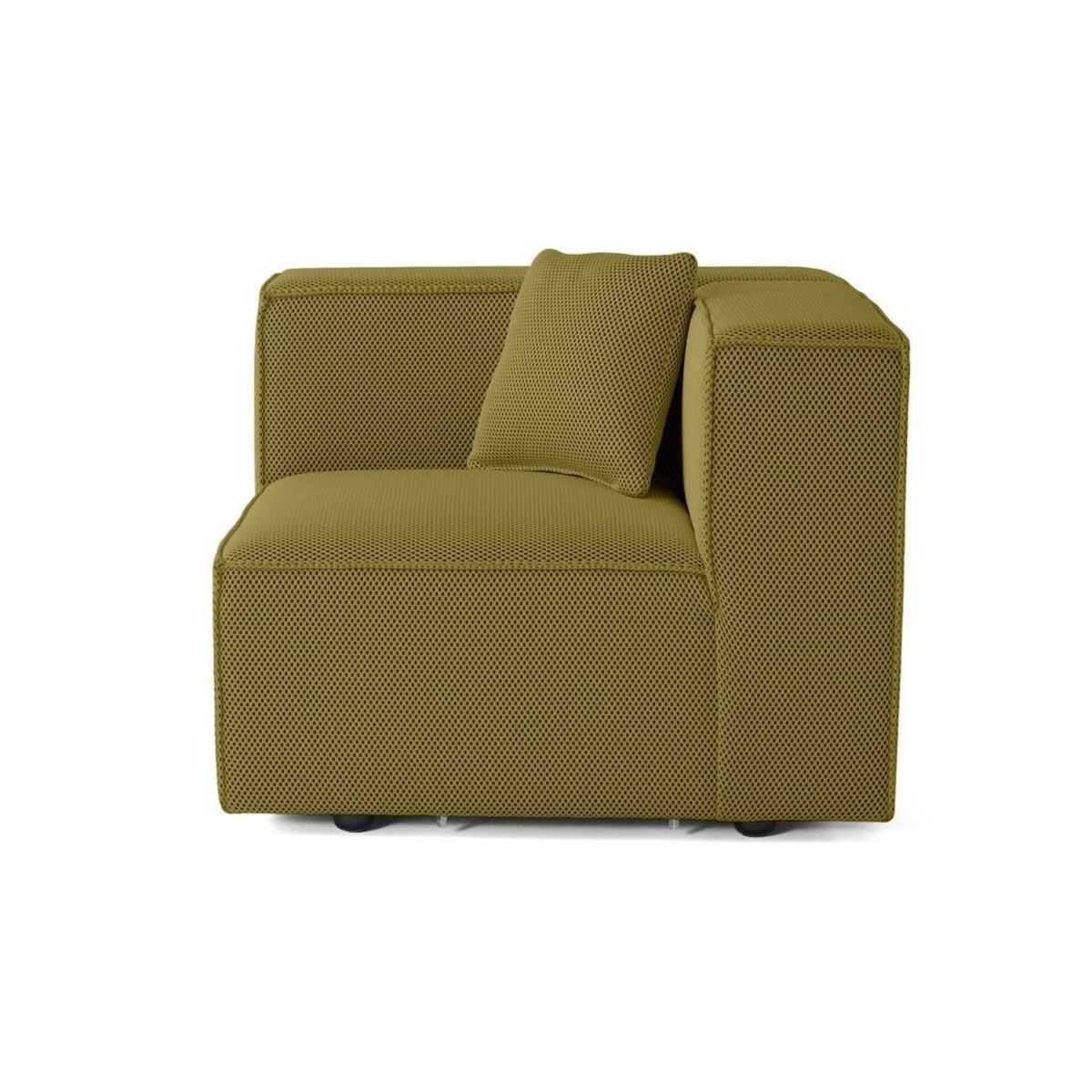 LISA DESIGN Arty - module d'assise gauche - en tissu mailles 3d