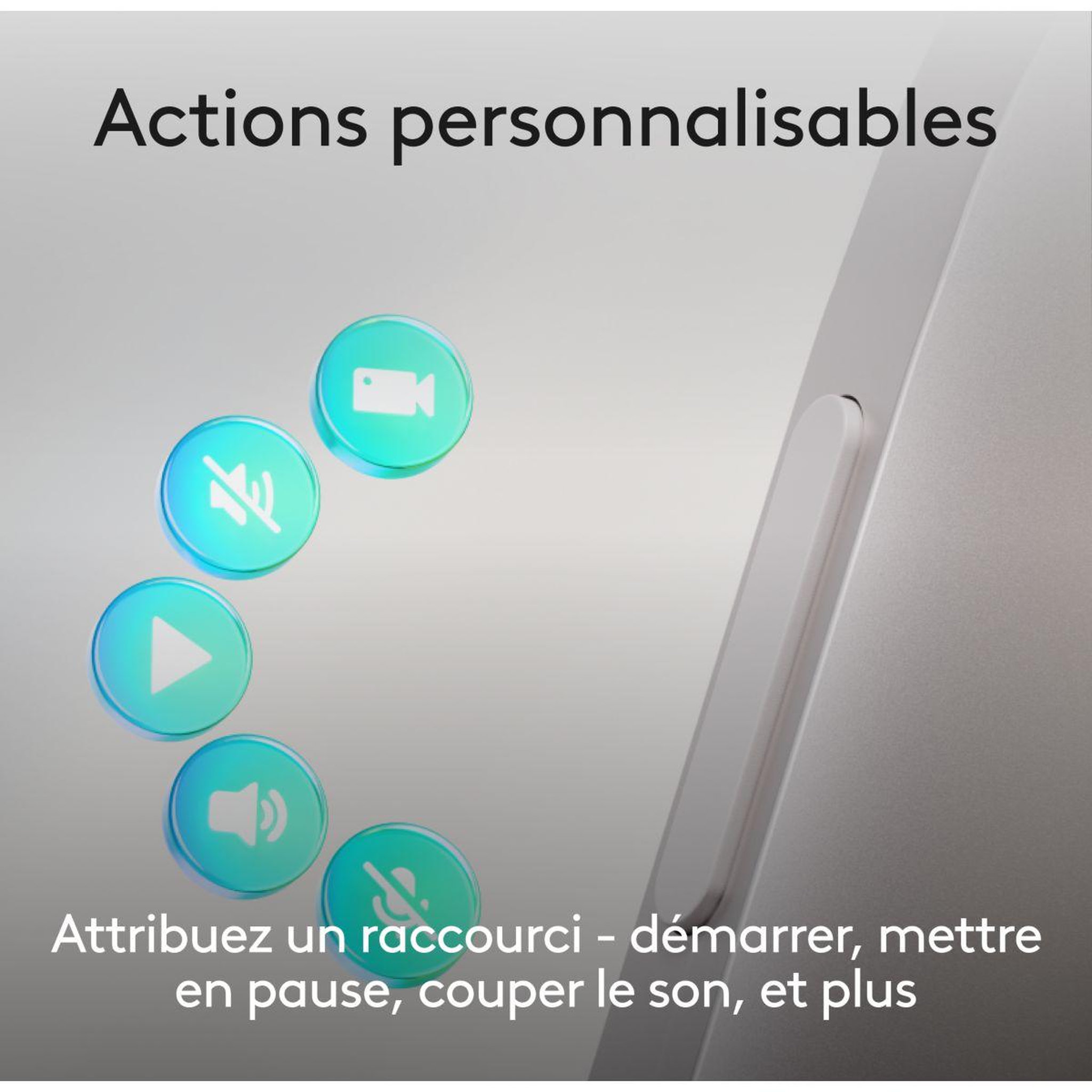 Voir la diapositive 5 : Logitech Pointeur laser spotlight 2 sand