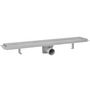 Voir la diapositive 3 : VIDAXL Drain de douche lineaire 2 pcs 730 x 140 mm Acier inoxydable