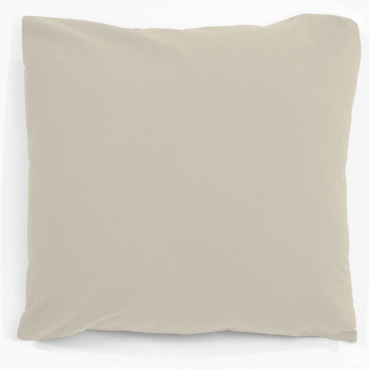 Taie d'oreiller unie en coton 47 fils 